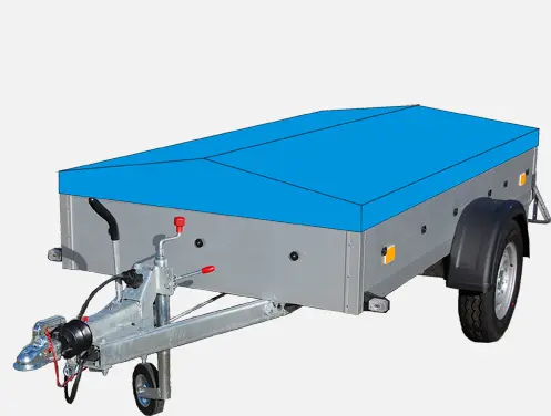Anhängerplane - Flachplane mit Spitzdach Anhängerplane - Flachplane mit Spitzdach